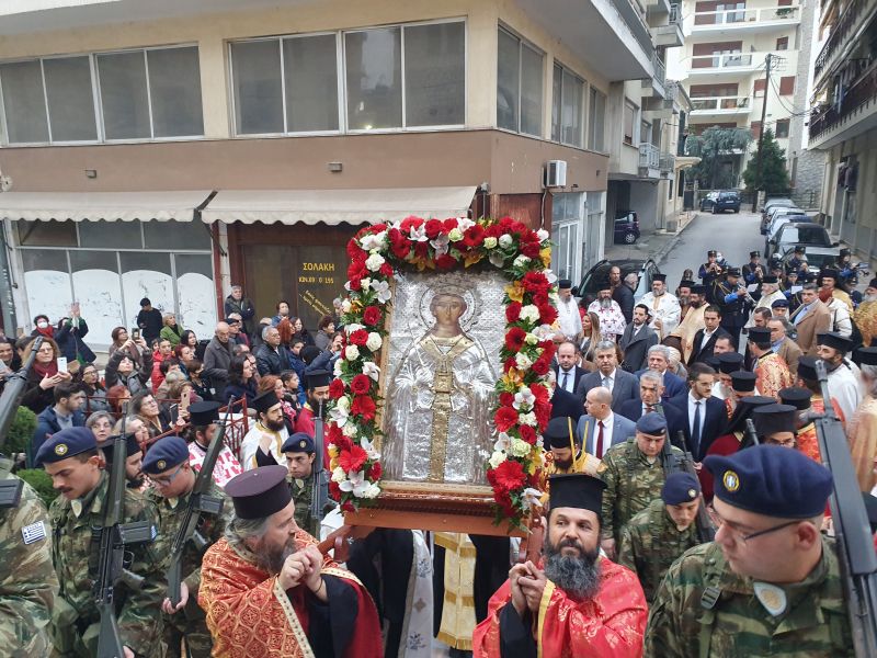 Ἡ ἑορτή τῆς πολιούχου μας Ἁγίας Βαρβάρας